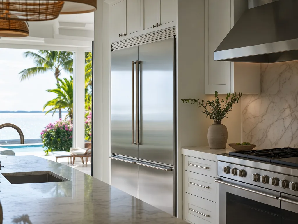 Luxury built-in kitchen in a Bradenton, Florida home