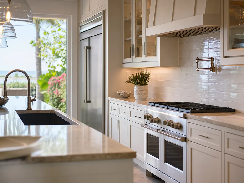 Luxury built-in kitchen in a Lakewood Ranch, Florida home