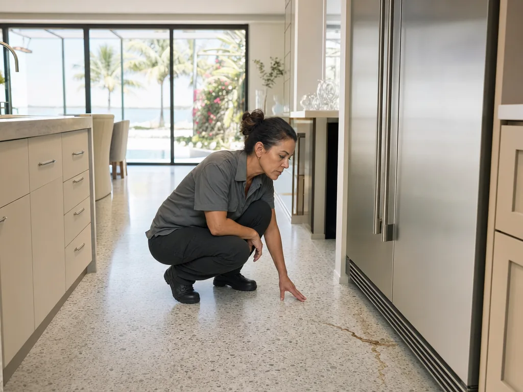 A fault found on return during an appliance repair visit in Sarasota, Florida